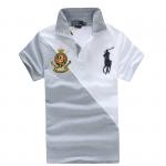 high neck t-shirt wholesale polo ralph lauren hommes 2013 italy cotton pl1022 silver white